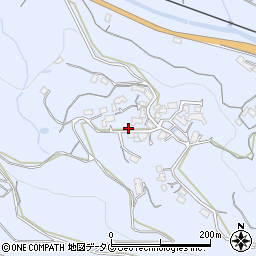 長崎県諫早市下大渡野町1222周辺の地図