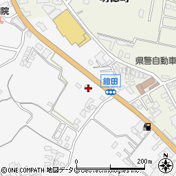 熊本県熊本市北区植木町鐙田1061-5周辺の地図