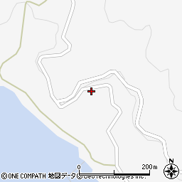 長崎県南松浦郡新上五島町間伏郷847周辺の地図