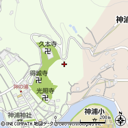 長崎県長崎市神浦江川町周辺の地図