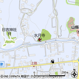水月寺周辺の地図