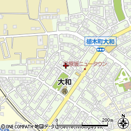 熊本県熊本市北区植木町大和38周辺の地図