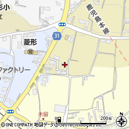 熊本県熊本市北区植木町木留142周辺の地図