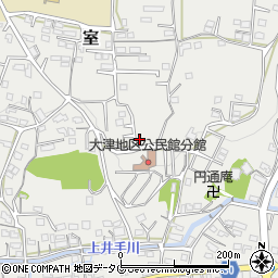 熊本県菊池郡大津町室2047-2周辺の地図