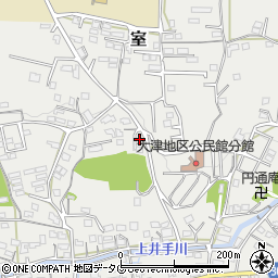 熊本県菊池郡大津町室1910周辺の地図