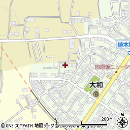 熊本県熊本市北区植木町滴水1705周辺の地図