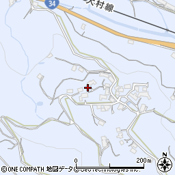 長崎県諫早市下大渡野町1219周辺の地図