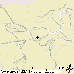 長崎県長崎市琴海村松町2036周辺の地図