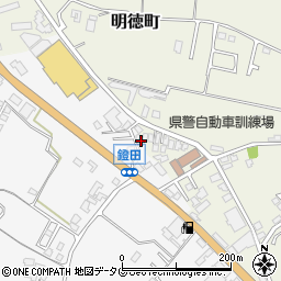 熊本県熊本市北区植木町鐙田1442周辺の地図