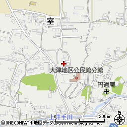 熊本県菊池郡大津町室2044-6周辺の地図
