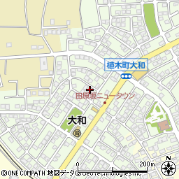 熊本県熊本市北区植木町大和36-2周辺の地図