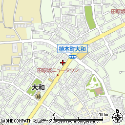 熊本県熊本市北区植木町大和32周辺の地図