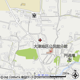 熊本県菊池郡大津町室2043周辺の地図