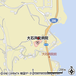 長崎県長崎市琴海村松町243-1周辺の地図