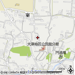 熊本県菊池郡大津町室2044-11周辺の地図