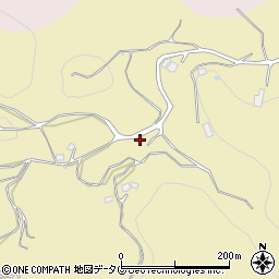 長崎県長崎市琴海村松町2012周辺の地図
