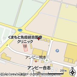 肥後銀行ニシムタ合志店 ＡＴＭ周辺の地図