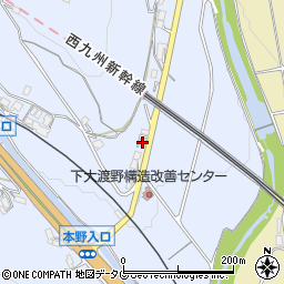 長崎県諫早市下大渡野町2499周辺の地図