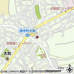 熊本県熊本市北区植木町大和80-7周辺の地図