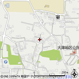 熊本県菊池郡大津町室1867-6周辺の地図