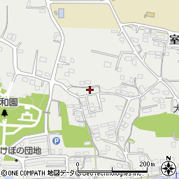 熊本県菊池郡大津町室1864-6周辺の地図