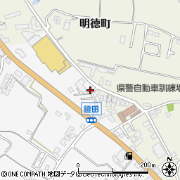 熊本県熊本市北区植木町鐙田1053周辺の地図