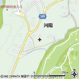熊本県阿蘇郡南阿蘇村河陽4894周辺の地図