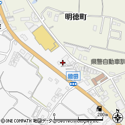 熊本県熊本市北区植木町鐙田1050周辺の地図
