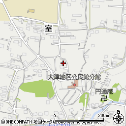 熊本県菊池郡大津町室2047-12周辺の地図