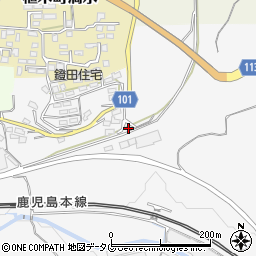 熊本県熊本市北区植木町鐙田775周辺の地図