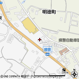 熊本県熊本市北区植木町鐙田1052周辺の地図