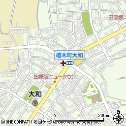 熊本県熊本市北区植木町大和32-15周辺の地図