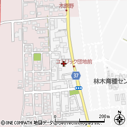 セブンイレブン合志木原野店周辺の地図