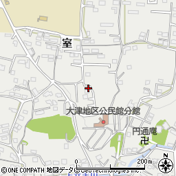 熊本県菊池郡大津町室2047-11周辺の地図