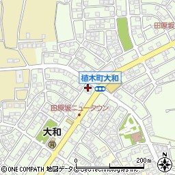 熊本県熊本市北区植木町大和32-14周辺の地図