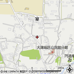熊本県菊池郡大津町室2059周辺の地図