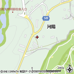 熊本県阿蘇郡南阿蘇村河陽4894-1周辺の地図