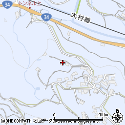 長崎県諫早市下大渡野町1530周辺の地図