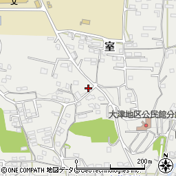 熊本県菊池郡大津町室1907-2周辺の地図