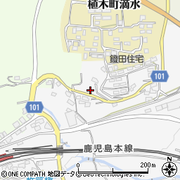 熊本県熊本市北区植木町鐙田760周辺の地図