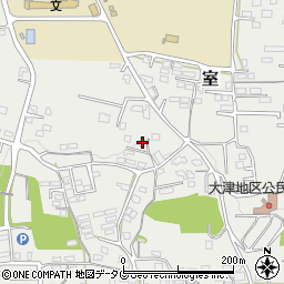 熊本県菊池郡大津町室1867-3周辺の地図