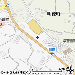 熊本県熊本市北区植木町鐙田1037周辺の地図