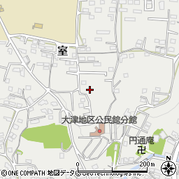 熊本県菊池郡大津町室2047-7周辺の地図