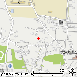 熊本県菊池郡大津町室1867-5周辺の地図