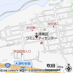 熊本県菊池郡大津町吹田1230-18周辺の地図