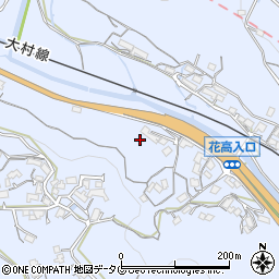 長崎県諫早市下大渡野町周辺の地図
