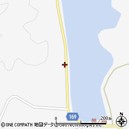 長崎県南松浦郡新上五島町間伏郷595周辺の地図
