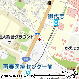 熊本県合志市御代志1732周辺の地図