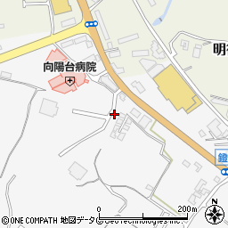 熊本県熊本市北区植木町鐙田1099周辺の地図