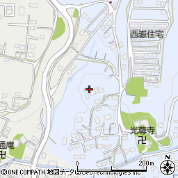 熊本県菊池郡大津町大津周辺の地図